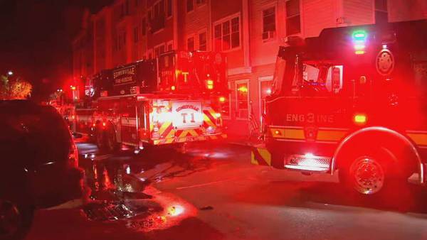 1 hospitalized after couch catches fire in room on top floor of Somerville apartment building