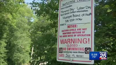 Holiday travelers will find two Cape Cod ponds closed due to toxic algae blooms
