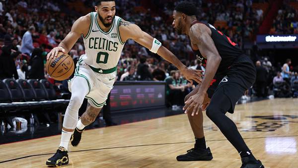 Tatum scores 26 points, Celtics embarrass Heat in East finals rematch, 143-110