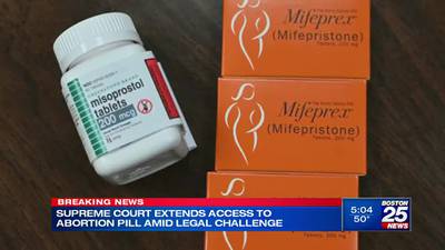 U.S. Supreme Court temporarily extends access to abortion pill mifepristone  