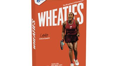 Coco Gauff honored with Wheaties box