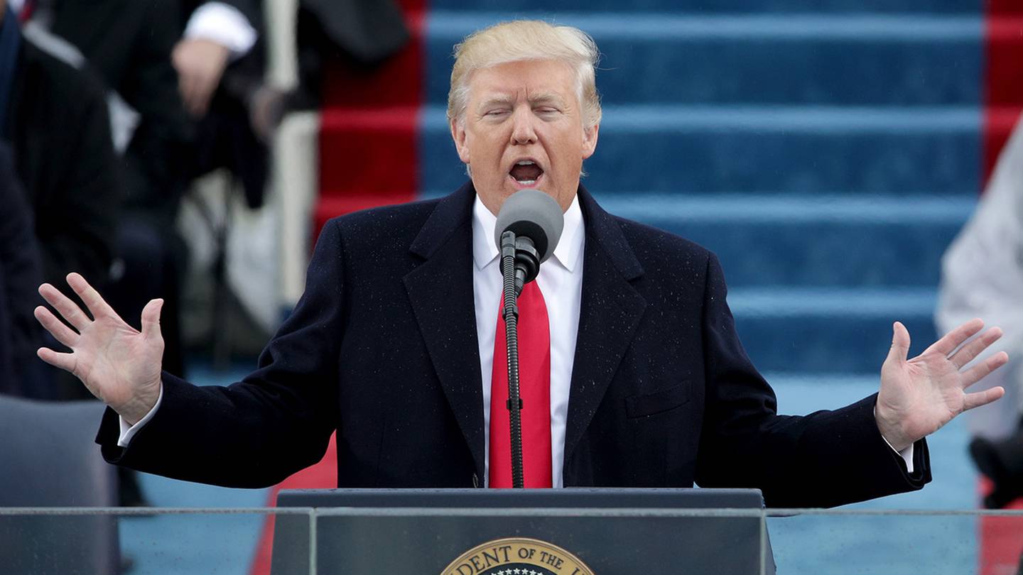 Read Donald Trumps Inaugural Speech Full Transcript Boston 25 News 