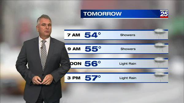 Boston 25 Tuesday late night forecast