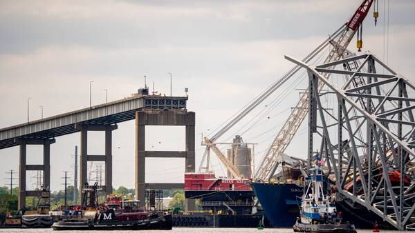 Rebuilding process continues one month after Baltimore bridge collapse  