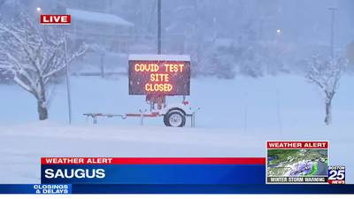 COVID testing mostly closed due to Friday’s snowstorm