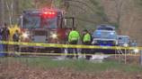 Fiery truck crash shuts down road in Pelham, NH