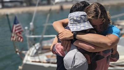 Cal Currier spends 28 days on sea becoming the youngest person to sail the Atlantic Ocean