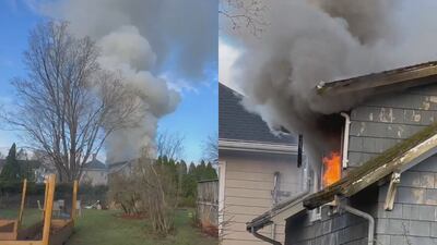 Photos: Beverly fire leaves 1 person hospitalized