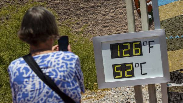 Motorcyclist dies from heat exposure as temperature reaches 128 in California’s Death Valley