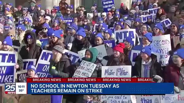Newton schools to remain closed for 3rd day amid ongoing strike; union fined $25,000