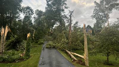 Photos: Tornado tears through Lyme, New Hampshire