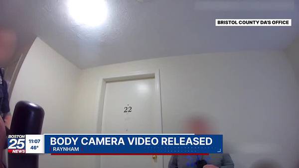 New video shows moment man pointed loaded gun at Raynham police officers