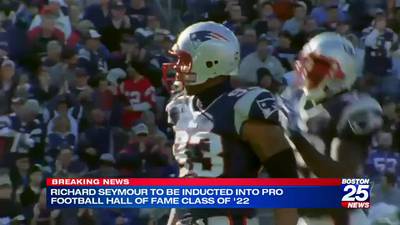 Former Patriots star Richard Seymour will be inducted into Pro Football Hall of Fame