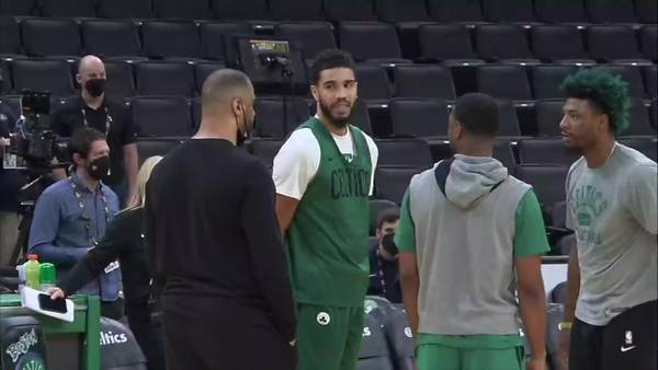 NBA Celtics Practice
