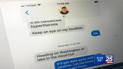 Mass. hiker dies on Mt. Washington - the final texts between him and his wife