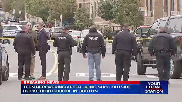 Student wounded in shooting outside high school in Boston