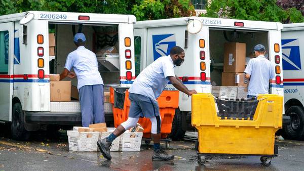 Postal Service machines being sold online with no backup plan for in-service units, workers say