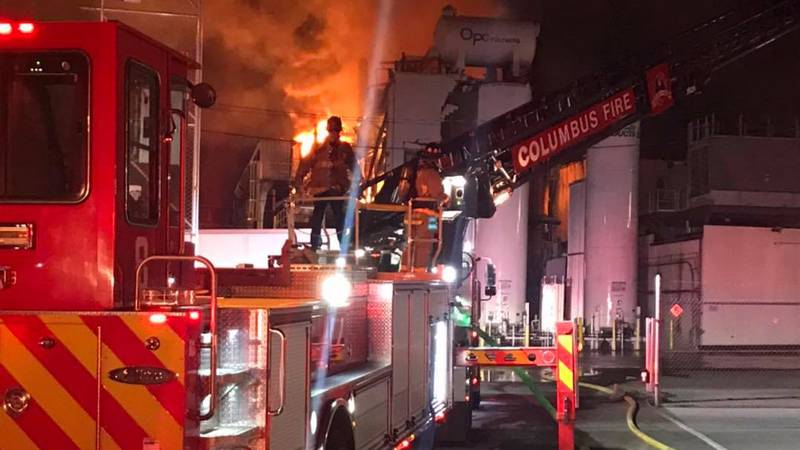 Ohio explosion: 1 missing, 7 hurt in blast, fire at Columbus paint plant