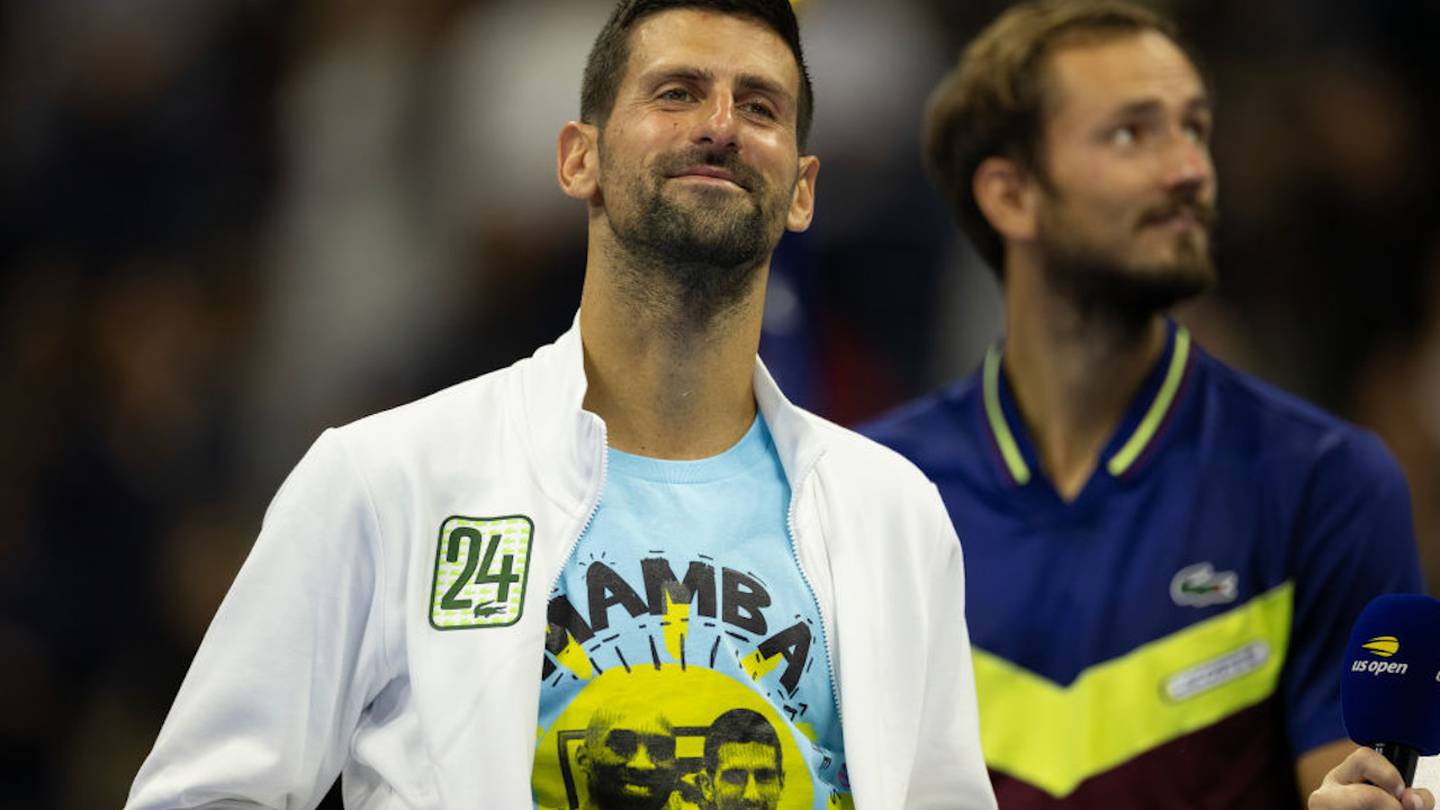 Novak Djokovic honors the late Kobe Bryant after his 24th Grand