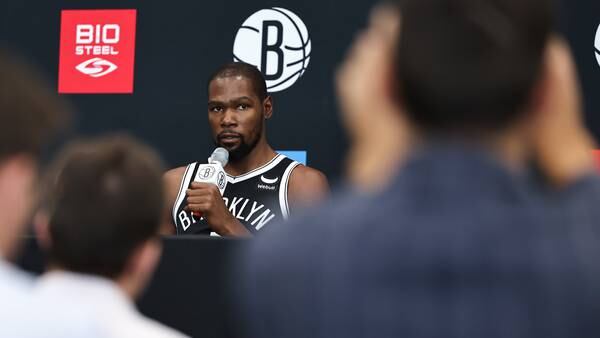 Kevin Durant says a 'lot of s***' was inaccurate about offseason trade saga, but there's not enough time for details