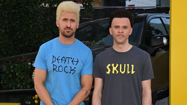 Ryan Gosling, Mikey Day reprise Beavis and Butt-Head characters at ‘Fall Guy’ premiere
