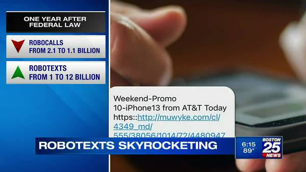 Report: Robocalls down, robotexts skyrocketing after new federal law