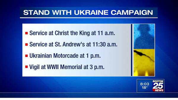 As tensions continue, day of solidarity in Boston to show support for Ukraine