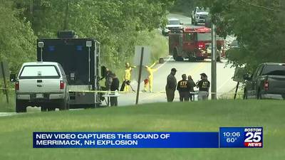 New video captures sound of Merrimack explosion, NH police investigating cause 