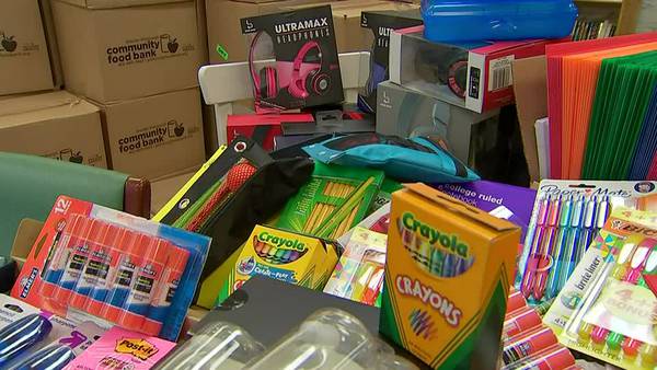 Iron workers union hosts school supply drive to help support Boston teachers, students