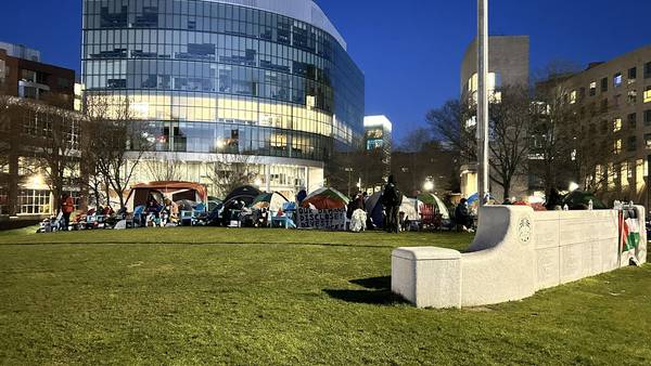 Encampment of protestors on Northeastern campus violates student code of conduct, school says