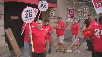 Photos: Boston hotel workers go on strike