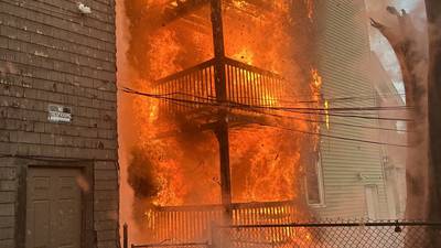 Ellington Street fire Boston