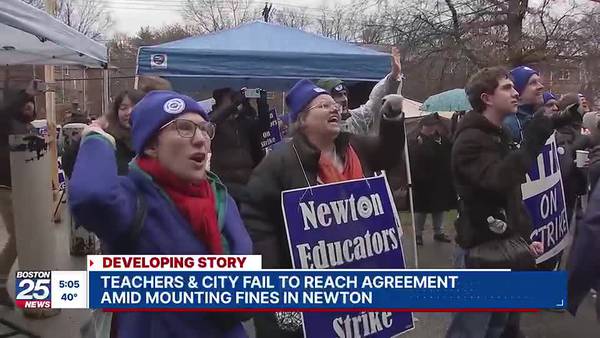 Teachers and city fail to reach agreement amid mounting fines in Newton