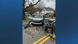 Three hospitalized after two-car crash in Hanover 