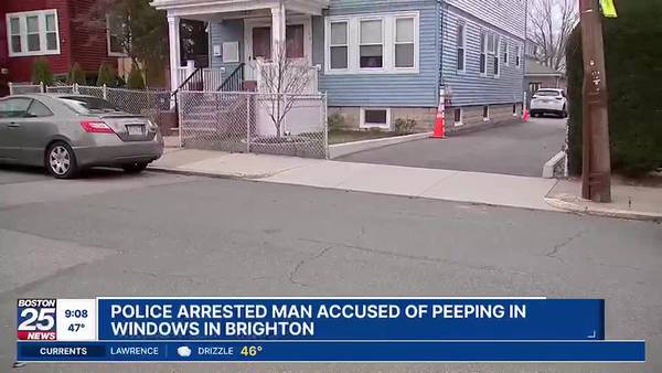 Boston police arrest man in connection with late-night peeping into windows in Brighton