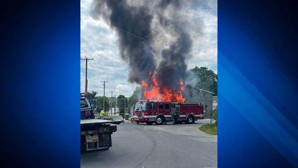 Firefighters battled big blaze in Fitchburg