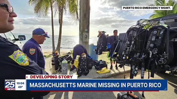 US Marine from Mass. swept away by dangerous current in Puerto Rico, Coast Guard says