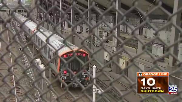 Commuter concerns mount as countdown to Orange Line shutdown looms