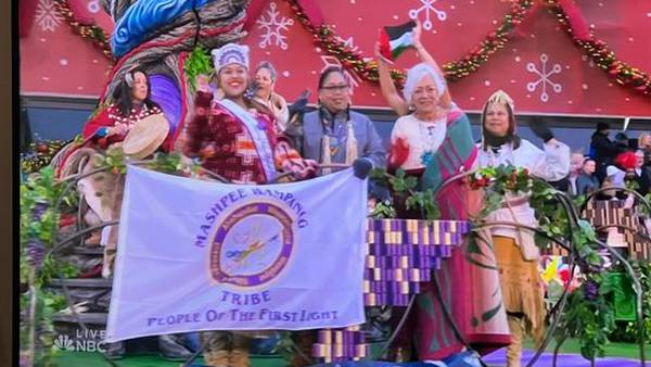 ‘Unfortunate’: Mashpee Wampanoag Tribe responds after Palestinian flag raised on Macy’s Parade float