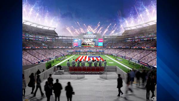 Officials say new Gillette Stadium upgrades will feature servicemen more prominently
