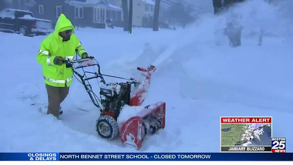 Walpole sees 17.6 inches of snow during Saturday’s Blizzard