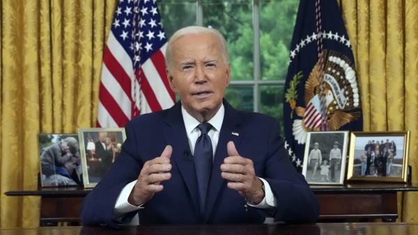 Biden will make a case for his legacy - and for Harris to continue it - in his Oval Office address 