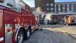Multiple fire departments battling blaze at Brockton Hospital