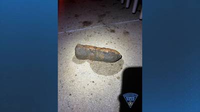 Device pulled from Charles River in Needham deemed a deteriorated military projectile, police say