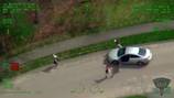 WATCH: Two arrested after leading State Police on car, foot chase through Bristol County
