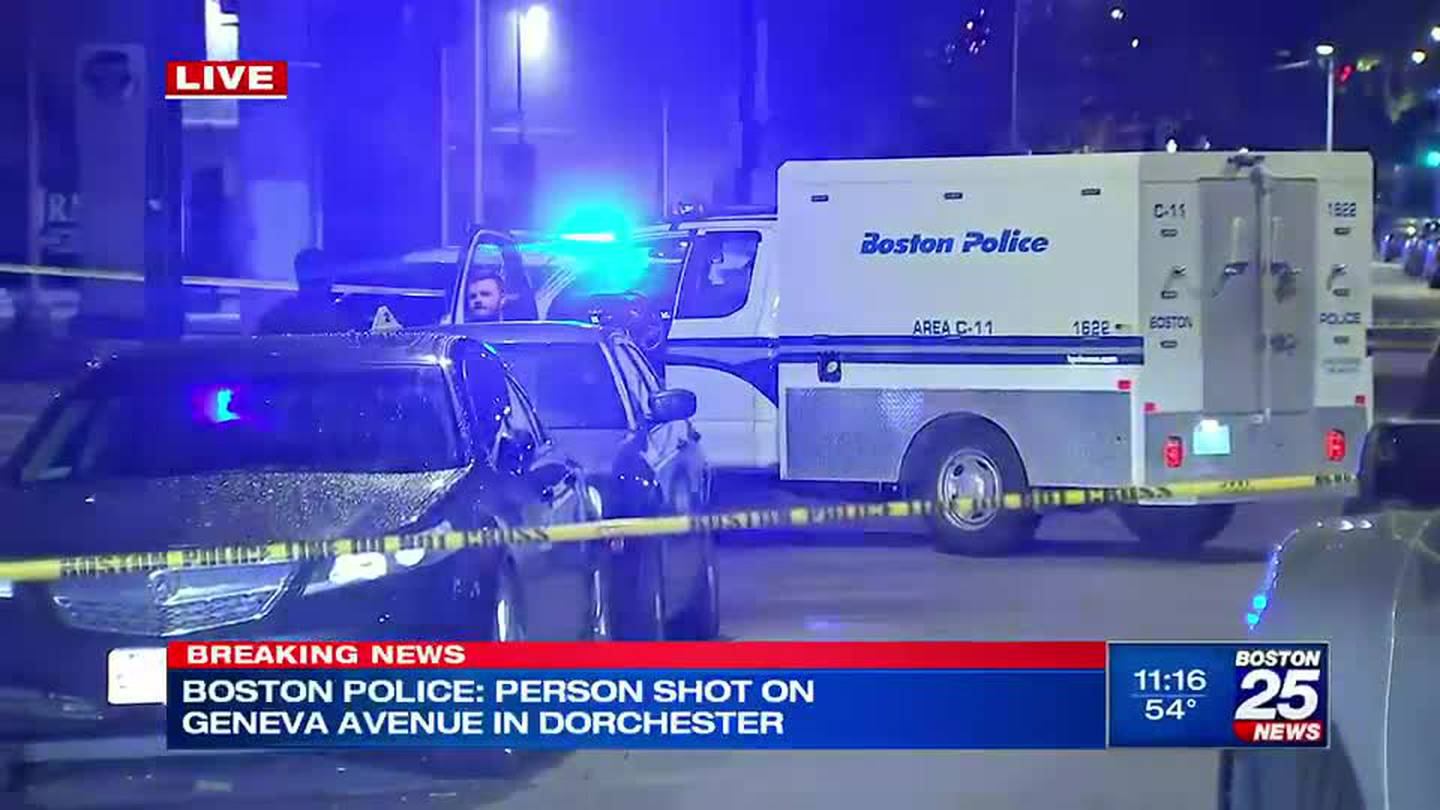 Police Investigating After Person Shot In Dorchester Boston 25 News