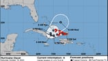 Hurricane Oscar forms off the Bahamas