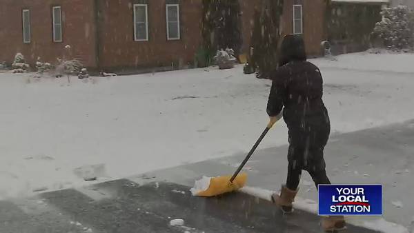 Worcester County residents scrape and shovel through blast of winter weather 