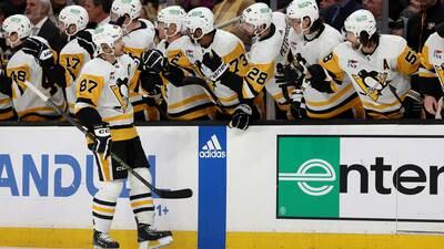 Crosby's power-play goal in 3rd period sends Penguins to 6-5 win over Bruins