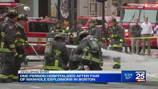 Manhole explosions add chaos to morning rush